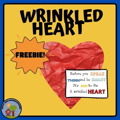 Wrinkled Heart Activity Printable